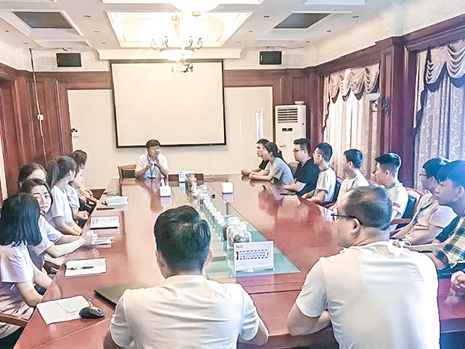 寧夏工廠18名員工上方培訓(xùn)