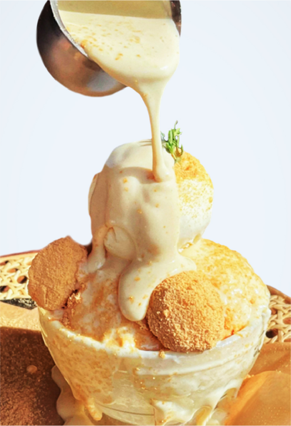 芝芝豆乳咸蛋黃冰沙