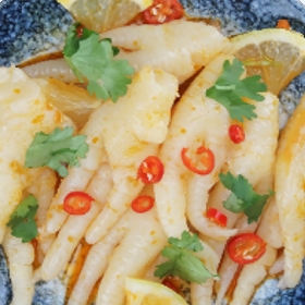 Lemon vegetarian chicken feet